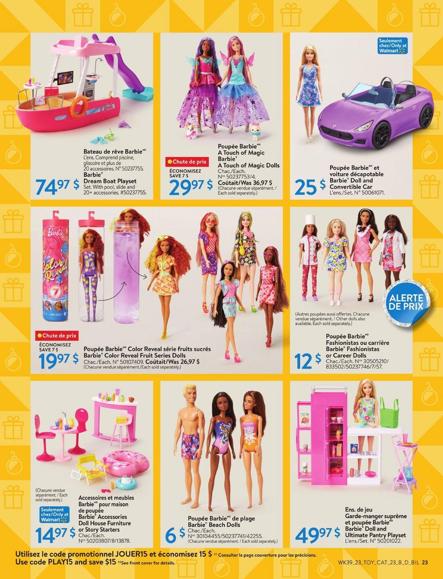 Circulaire Walmart - Livret de Jouets - Page 23
