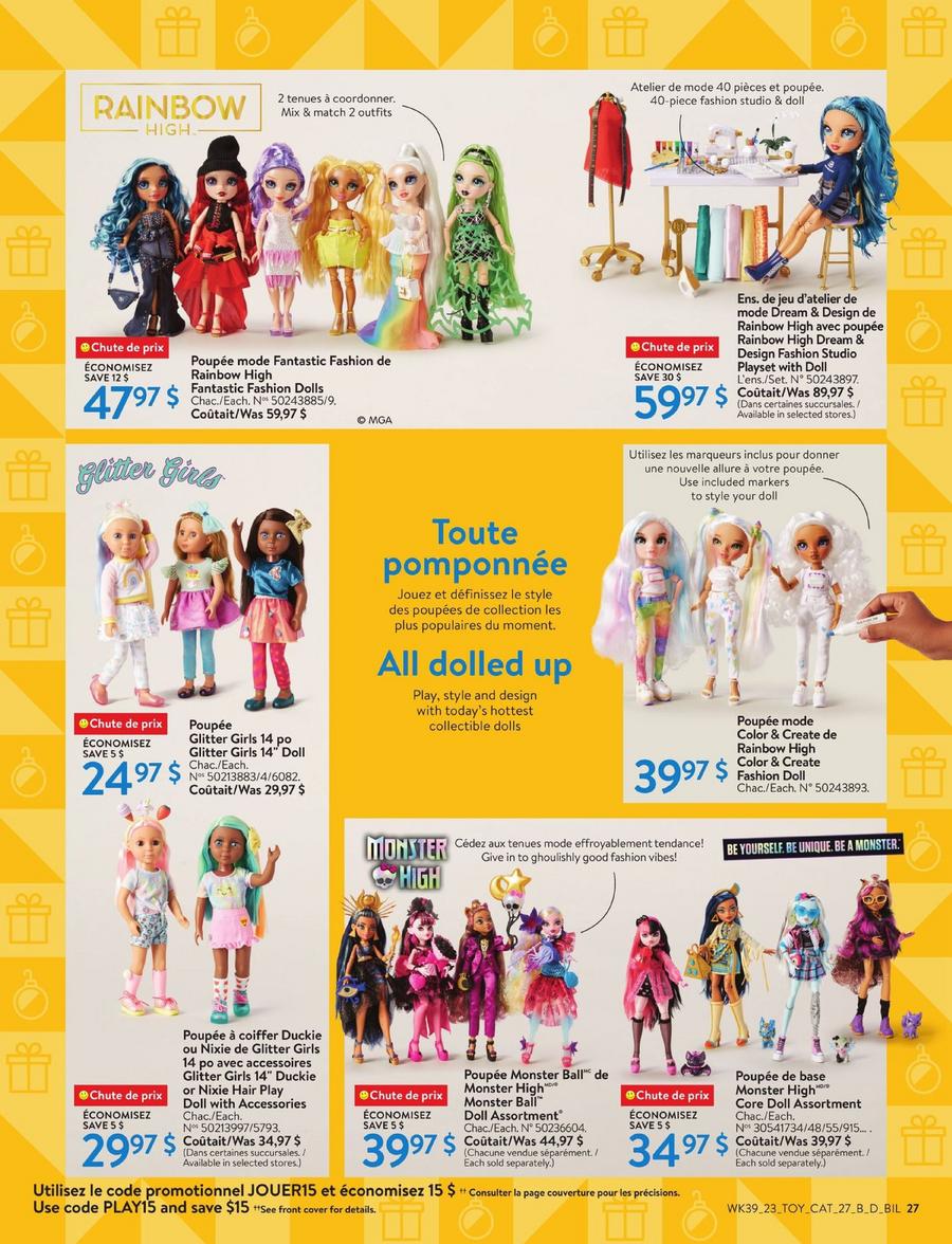 Circulaire Walmart - Livret de Jouets - Page 27