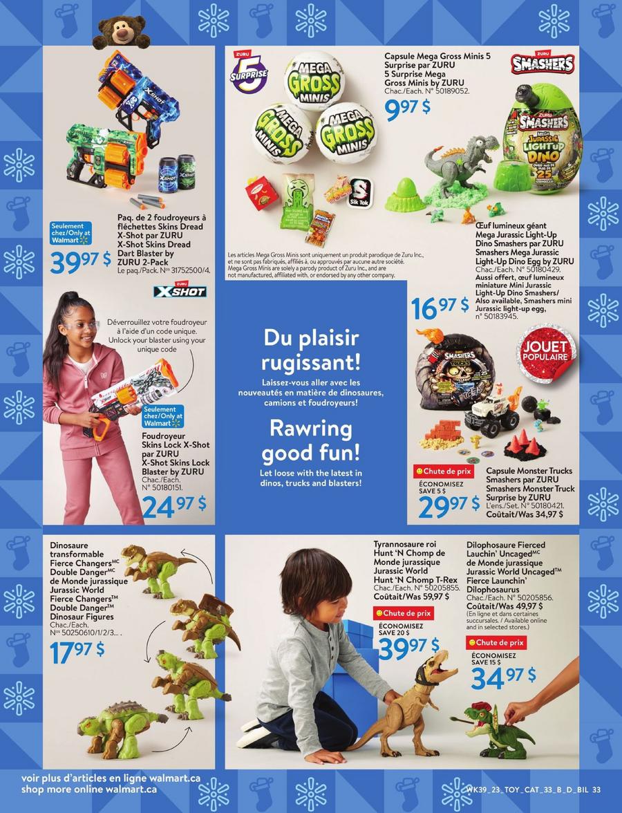 Circulaire Walmart - Livret de Jouets - Page 33