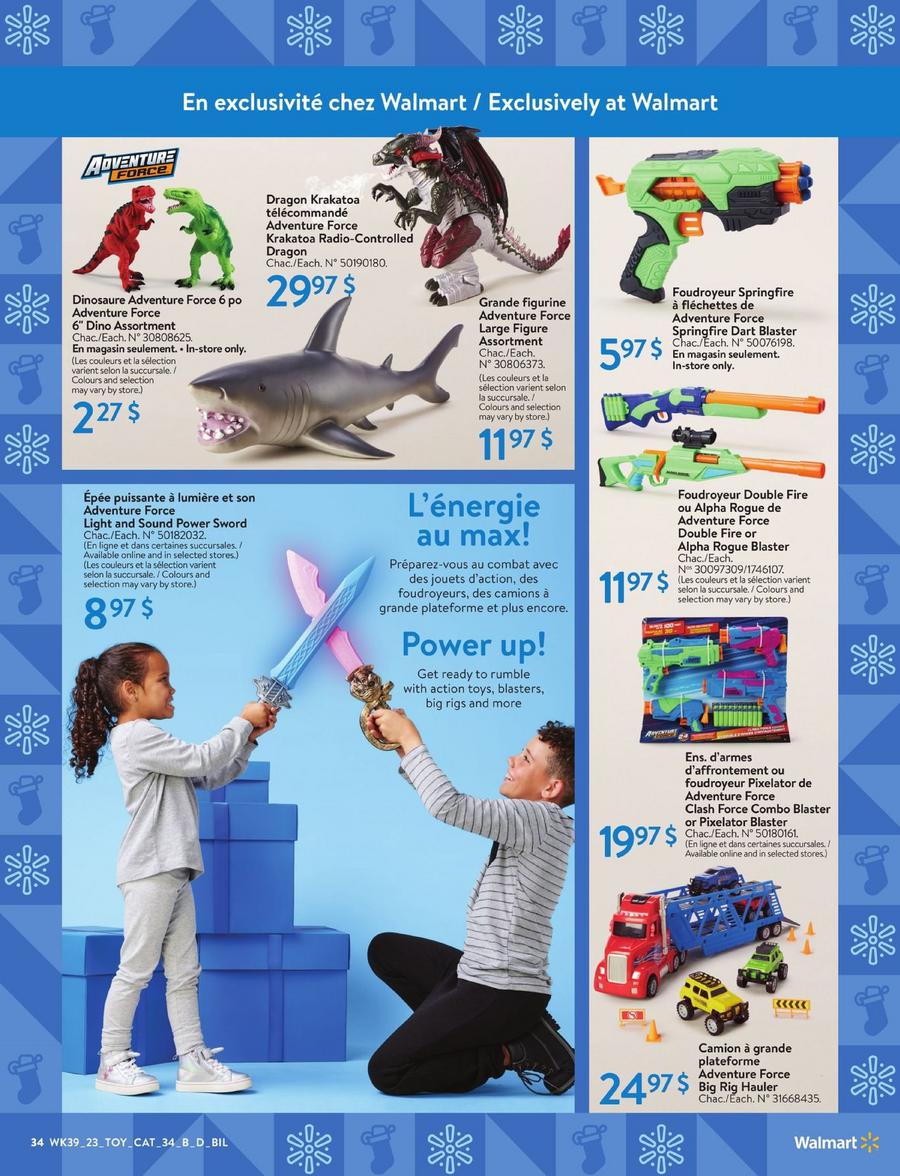 Circulaire Walmart - Livret de Jouets - Page 34