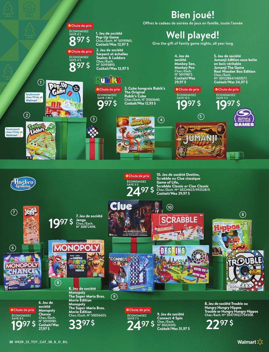 Circulaire Walmart - Livret de Jouets - Page 38