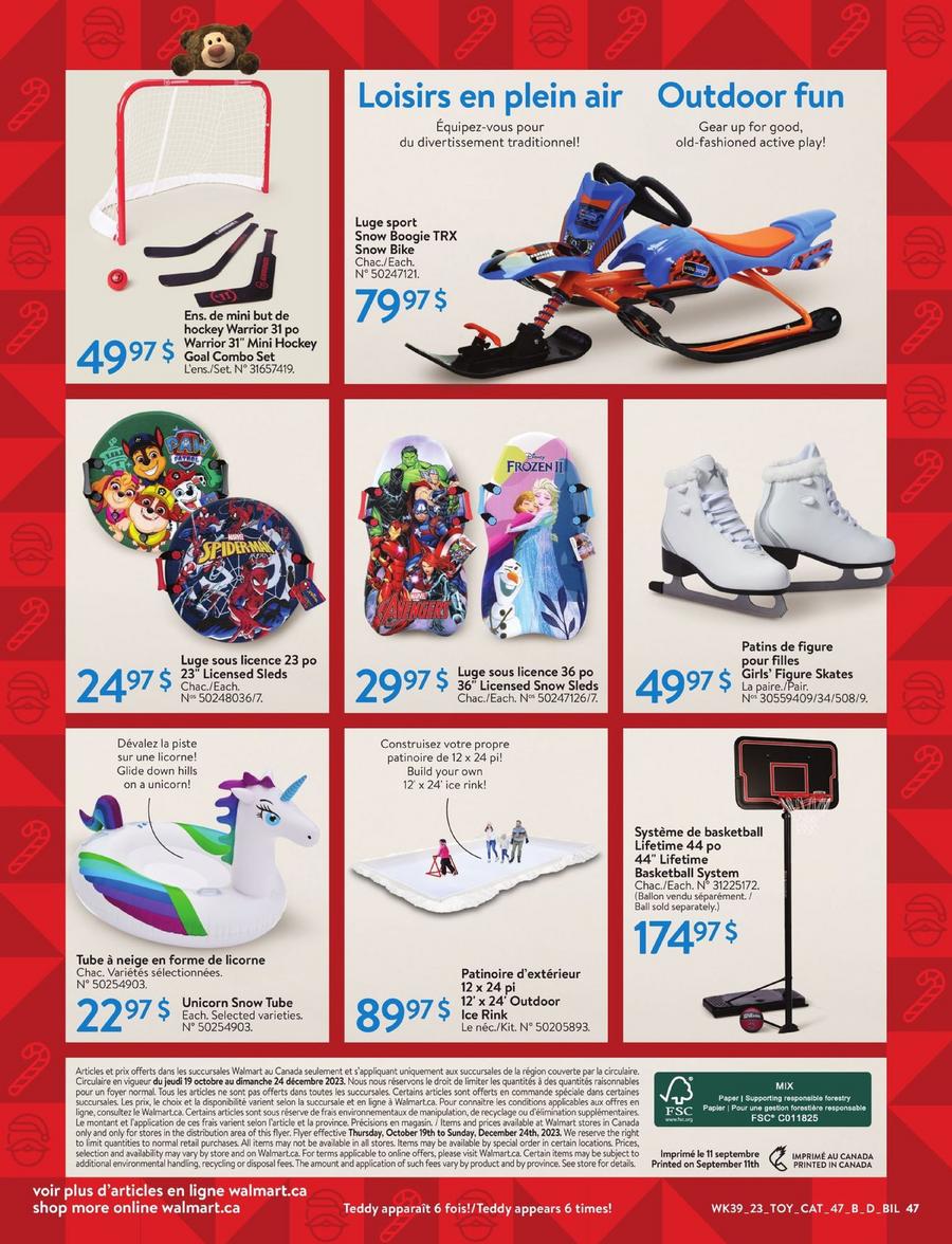 Circulaire Walmart - Livret de Jouets - Page 47