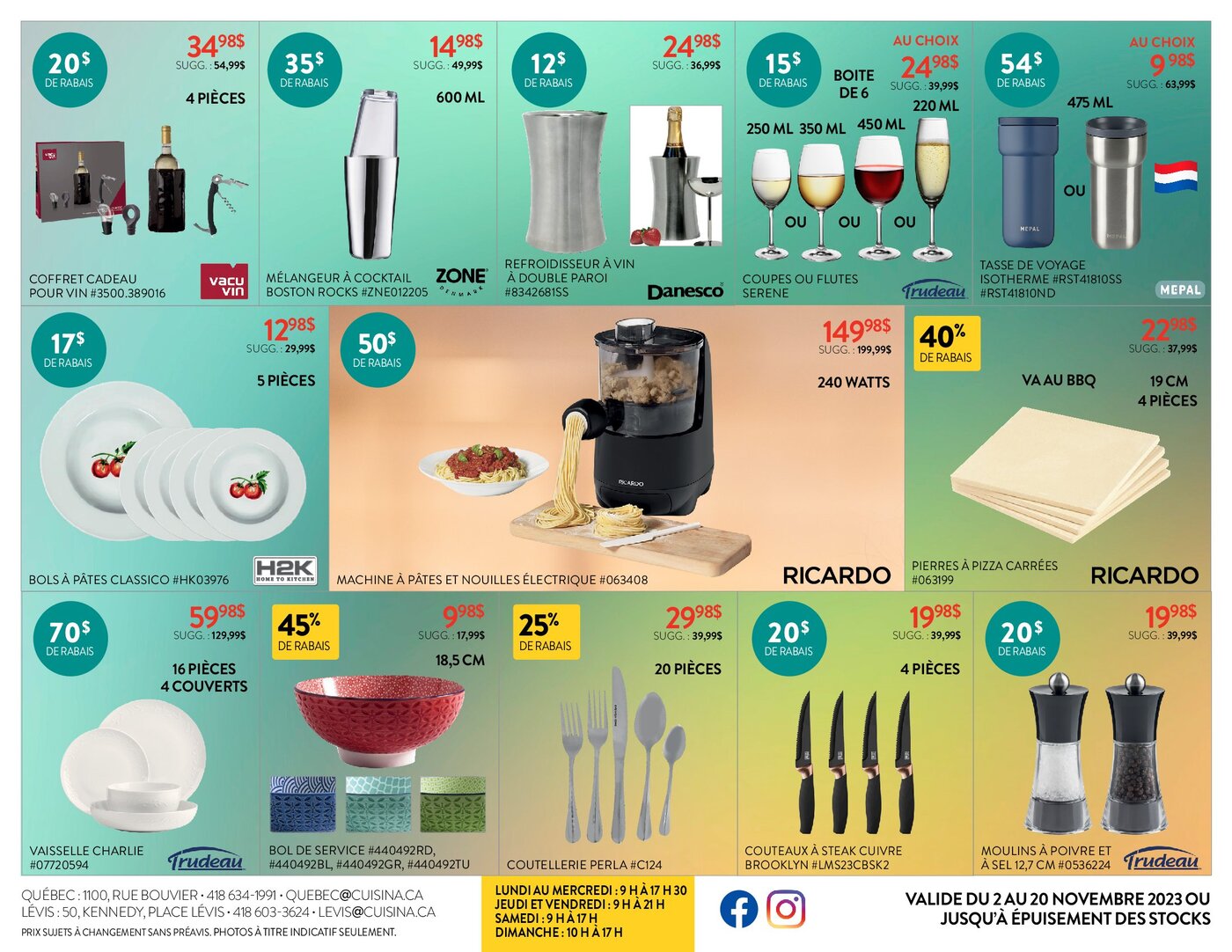 Circulaire Cuisina