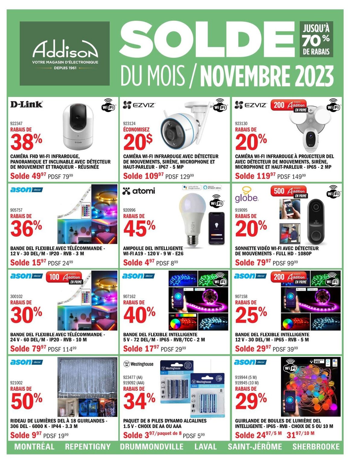 Circulaire Addison Électronique - Page 1