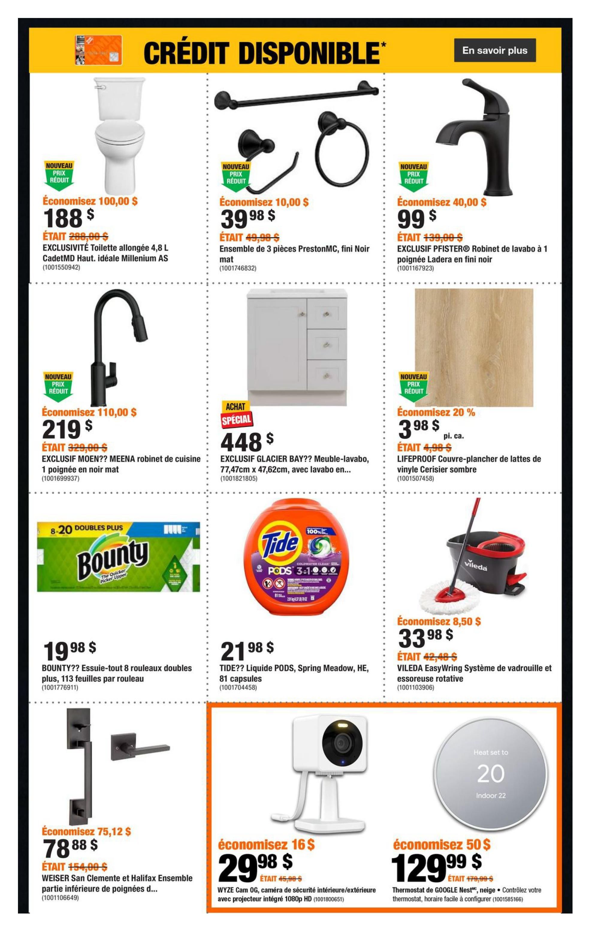 Circulaire Home Depot - Vendredi Fou