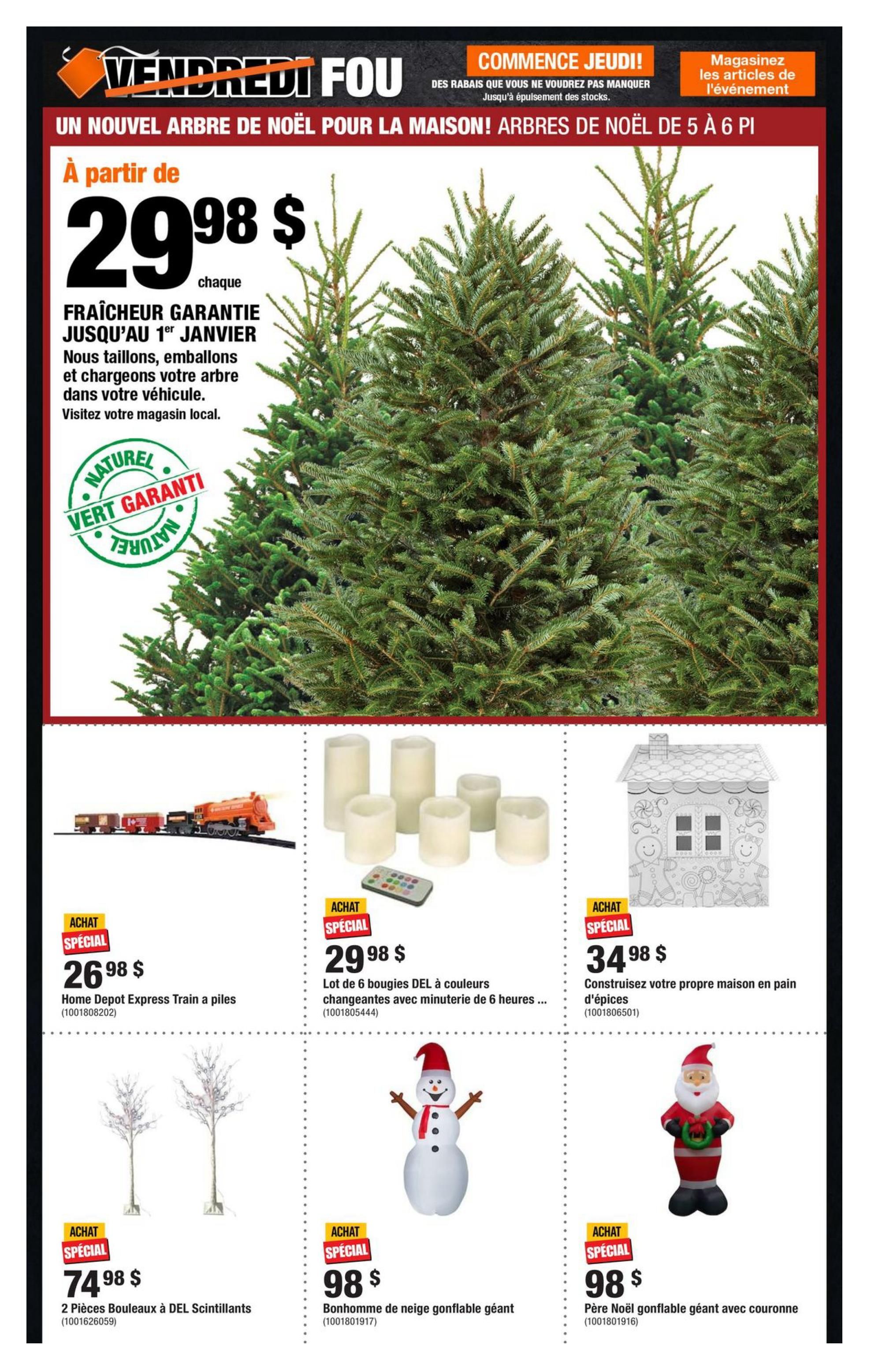 Circulaire Home Depot - Vendredi Fou