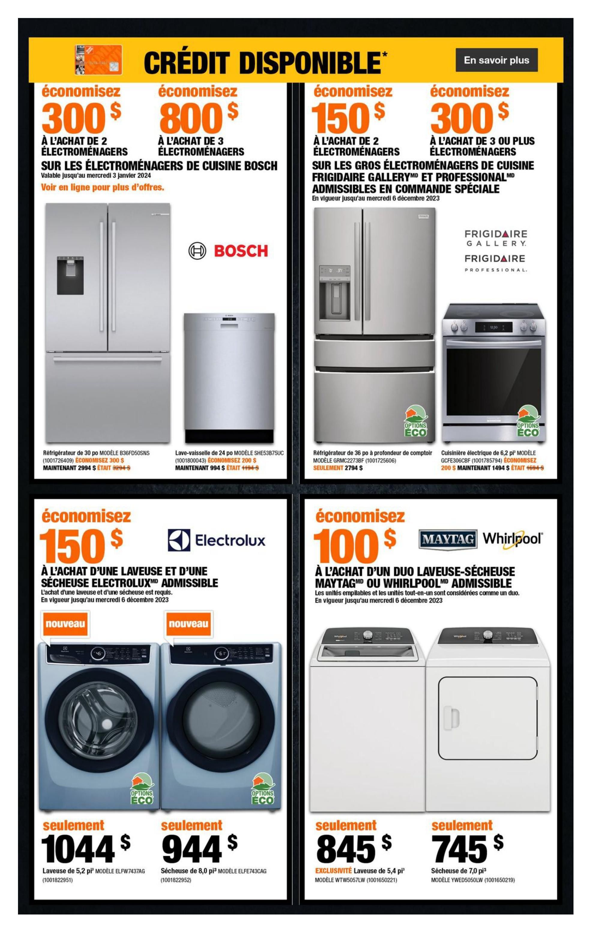 Circulaire Home Depot - Vendredi Fou