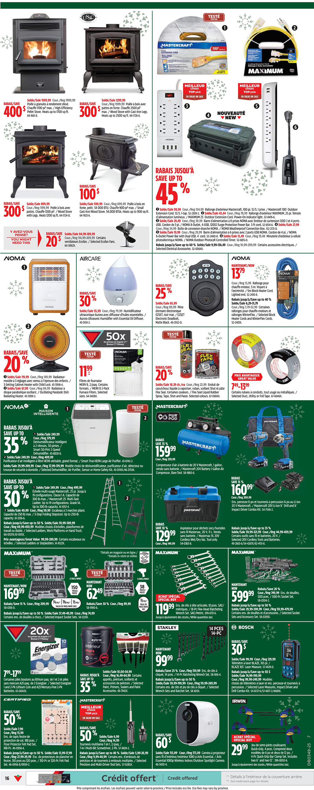Circulaire Canadian Tire - Solde d'Avant Noël - Page 20