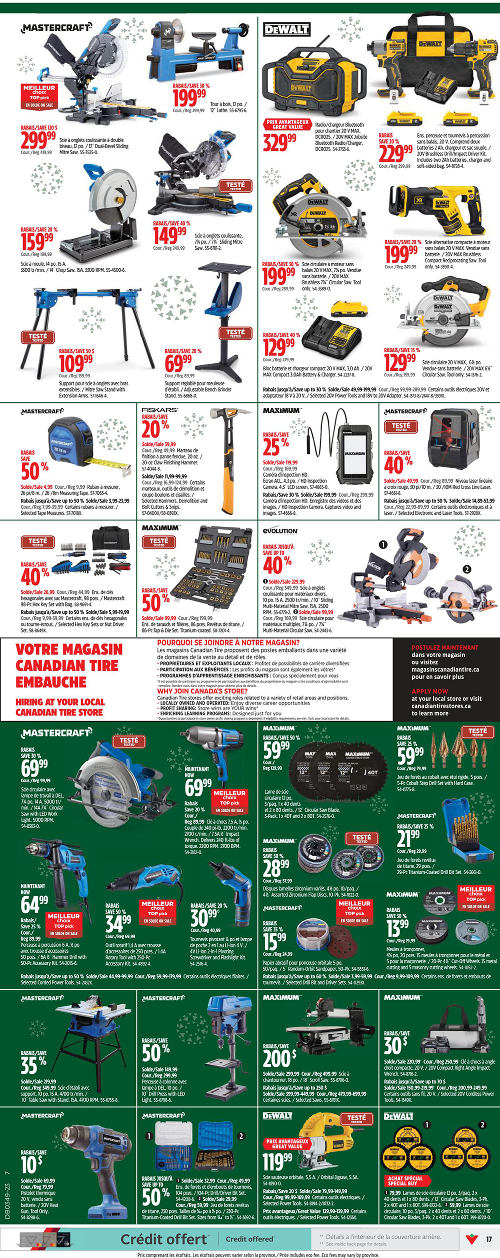 Circulaire Canadian Tire - Solde d'Avant Noël - Page 21