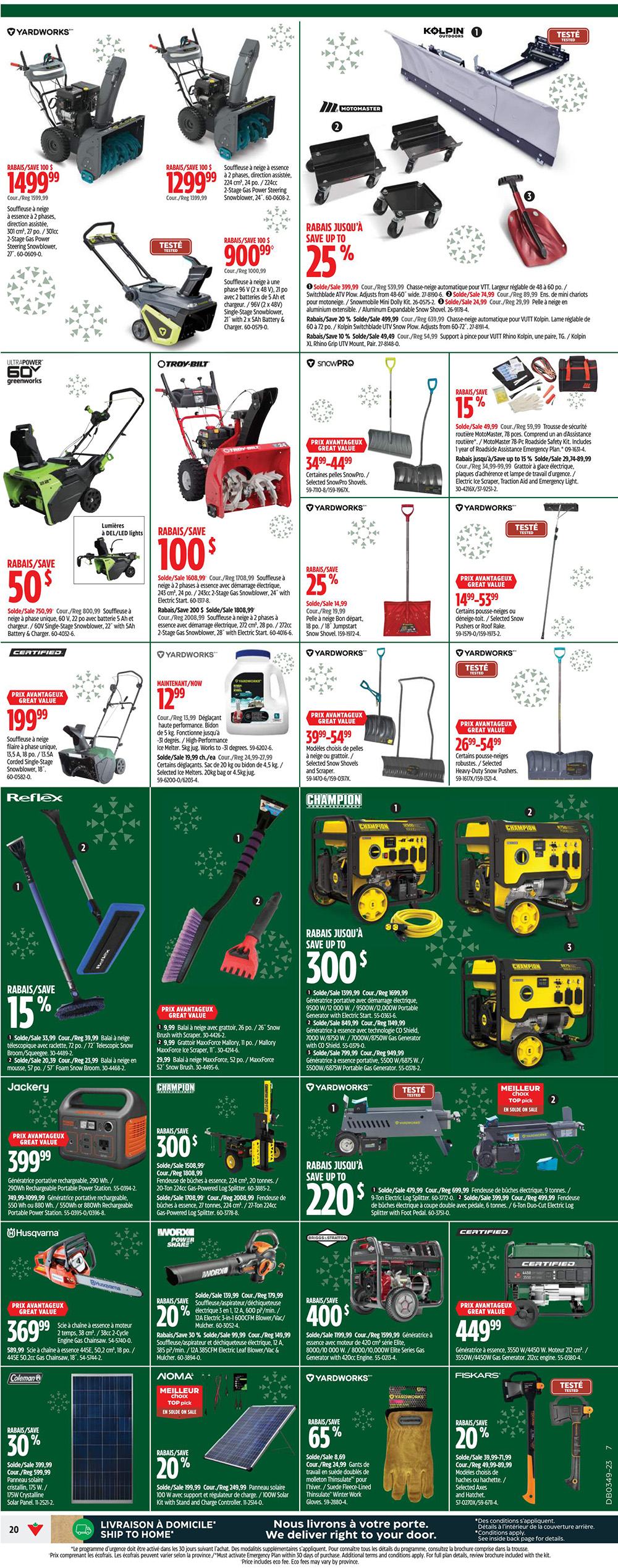 Circulaire Canadian Tire - Solde d'Avant Noël - Page 24