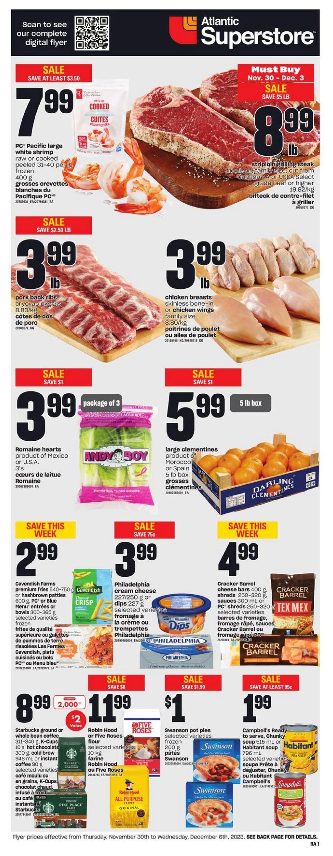 Circulaire Atlantic Superstore - Page 1