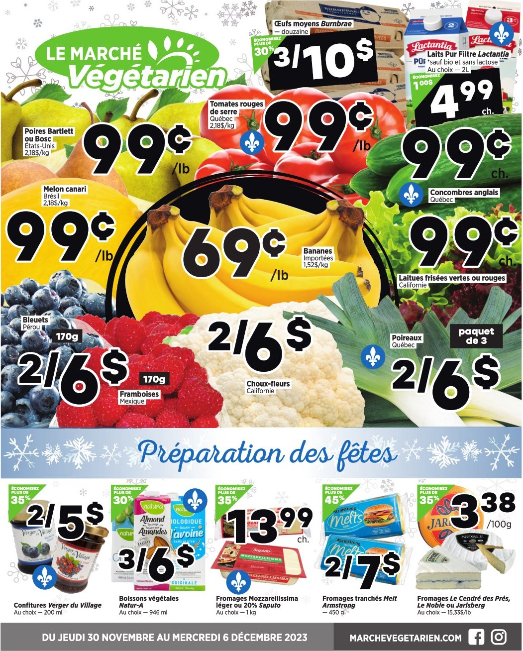 Circulaire Marché Végétarien - Page 1