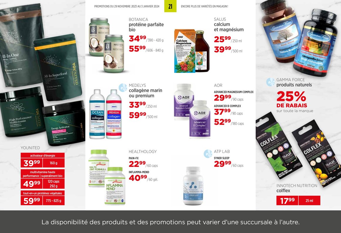 Circulaire Avril - Supermarché Santé - Page 21