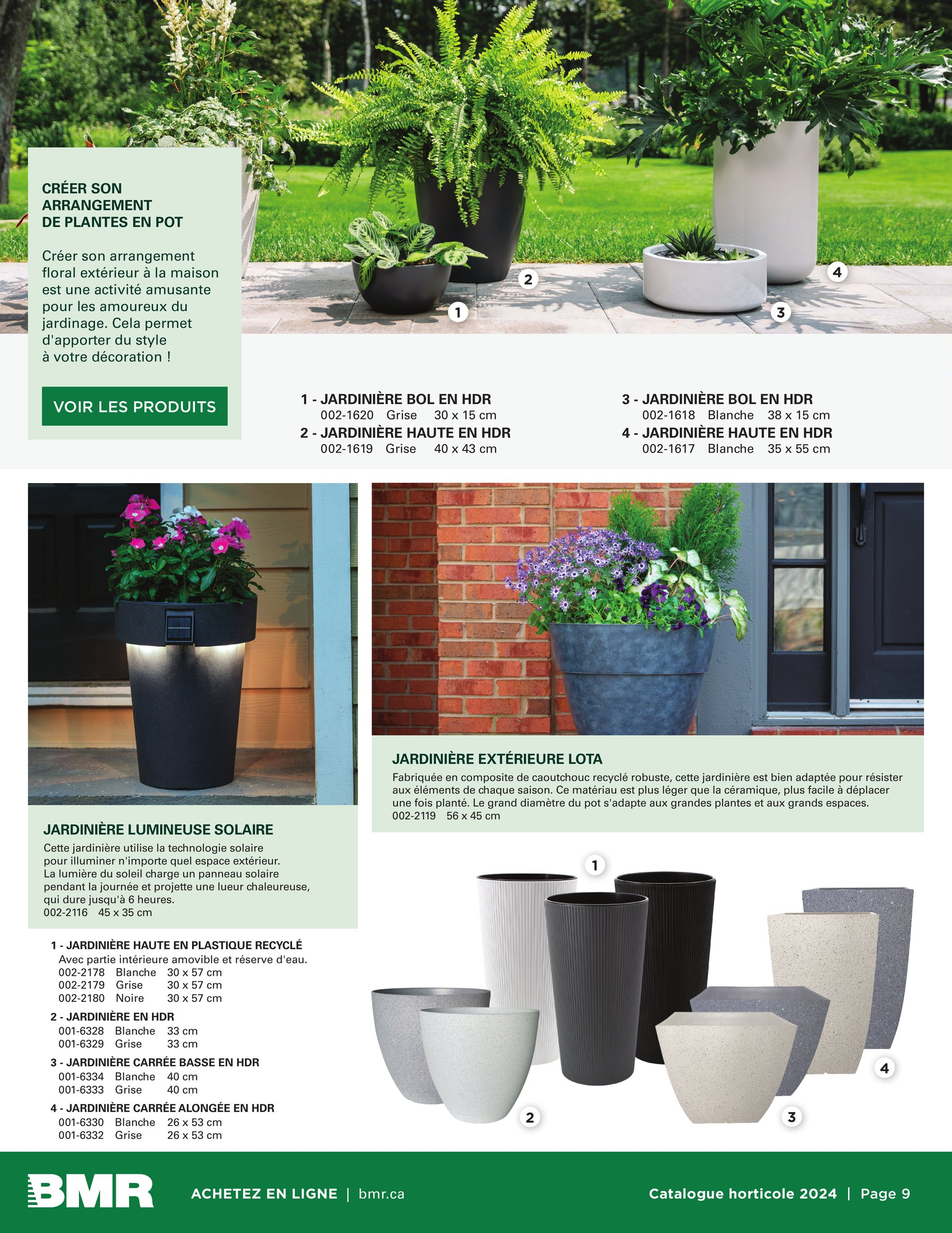 Circulaire BMR - Catalogue Horticulture 2024 - Page 9