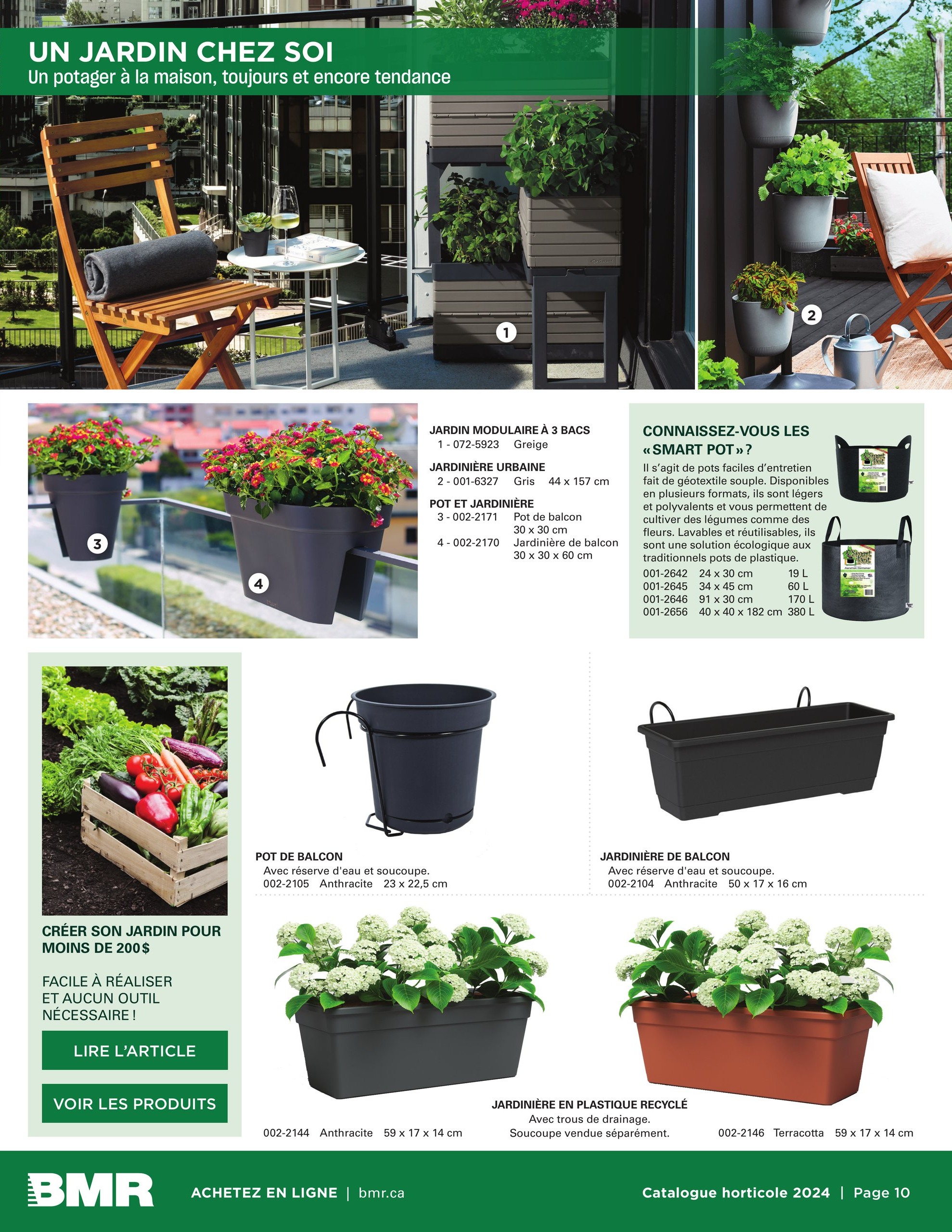 Circulaire BMR - Catalogue Horticulture 2024 - Page 10