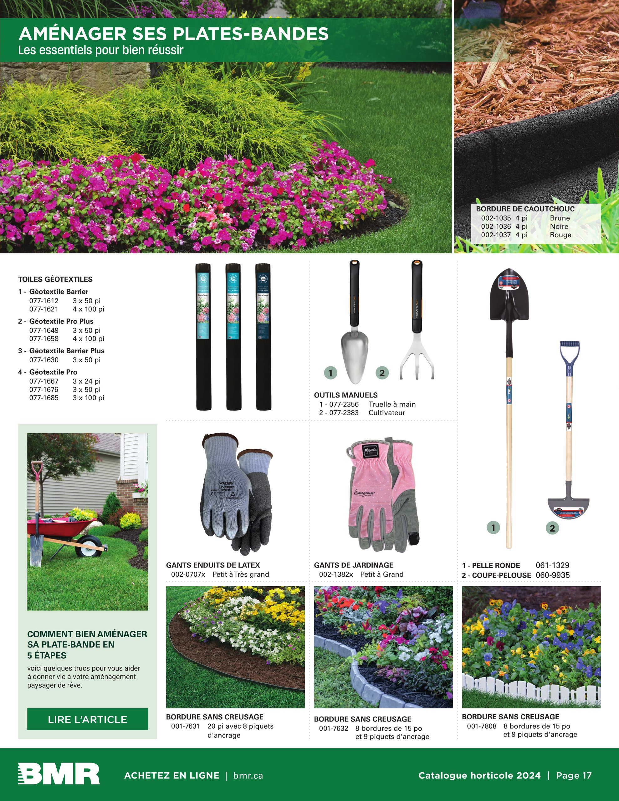 Circulaire BMR - Catalogue Horticulture 2024 - Page 17