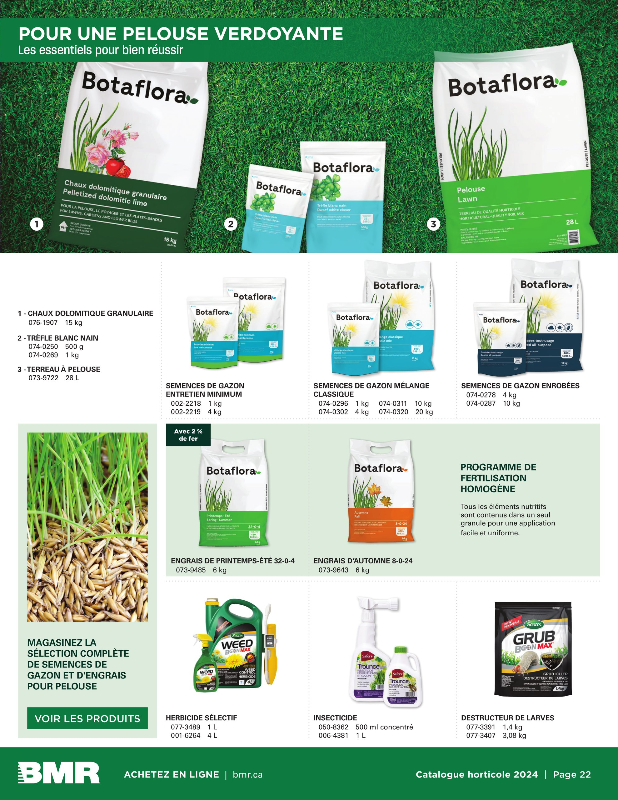Circulaire BMR - Catalogue Horticulture 2024 - Page 22