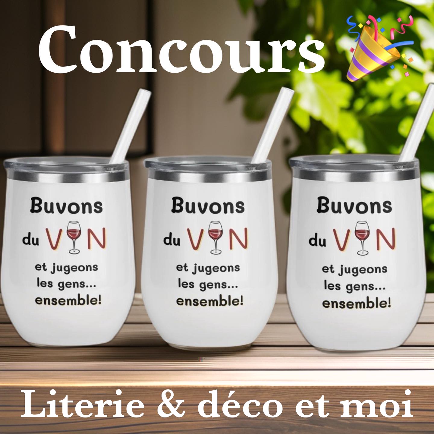 Concours Gagner 3 Verres Thermos