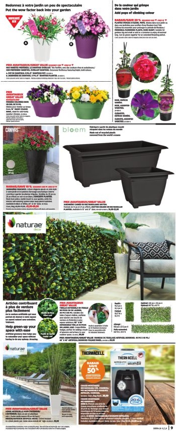 Circulaire Canadian Tire - Inspirations Printemps - Page 9