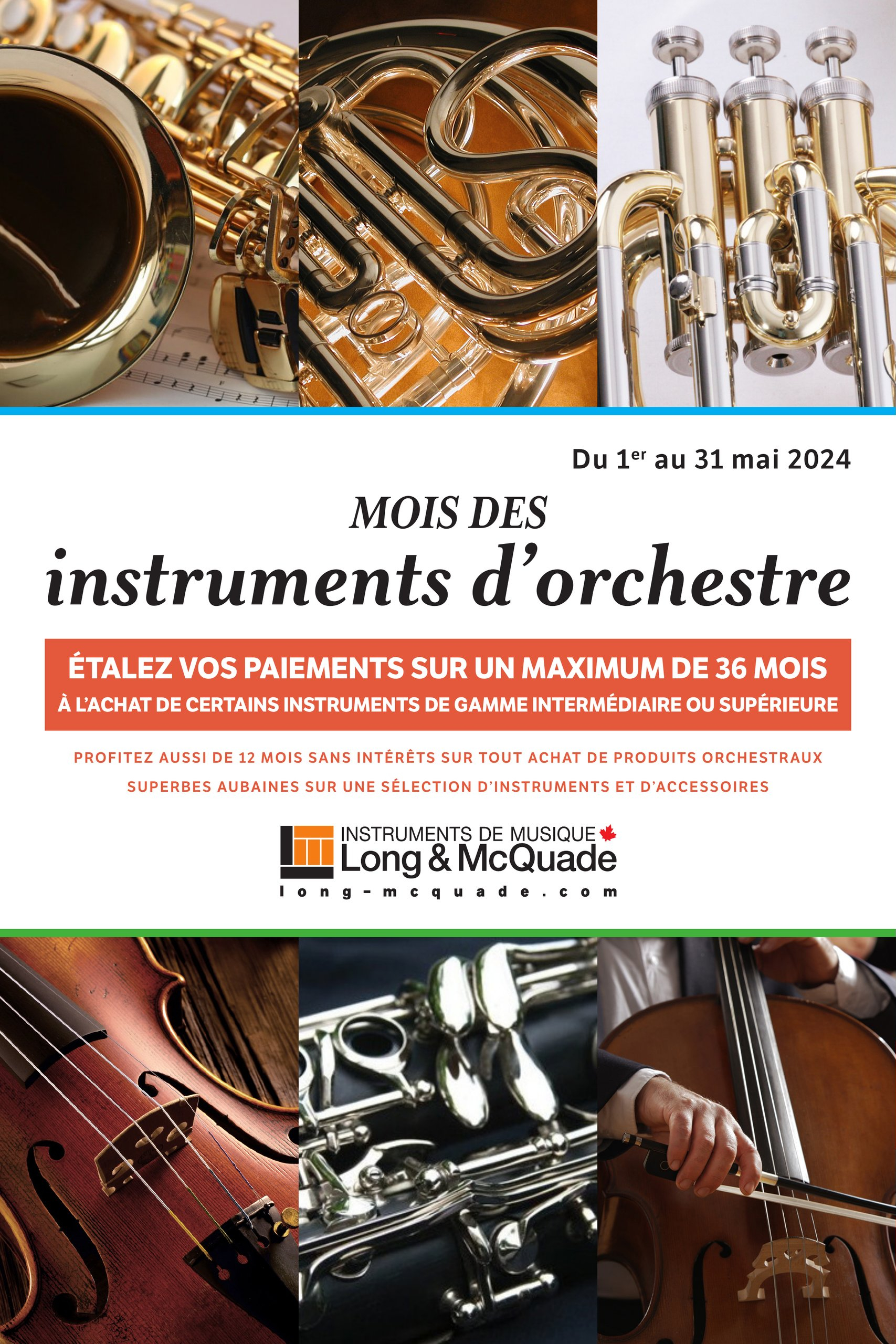 Circulaire Long & McQuade Instruments de Musique - Instruments d'Orchestre - Page 1