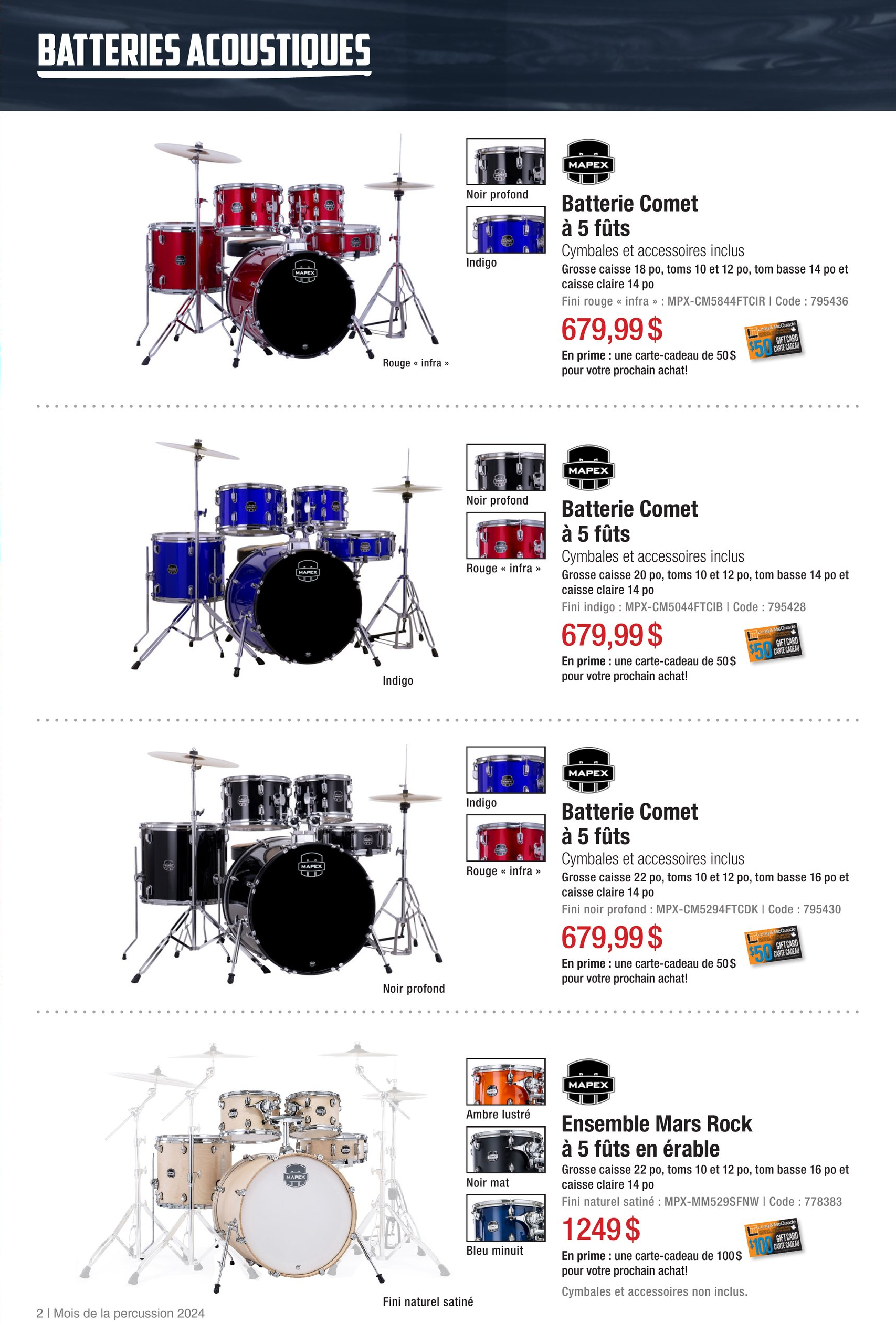 Circulaire Long & McQuade | Circulaire en ligne