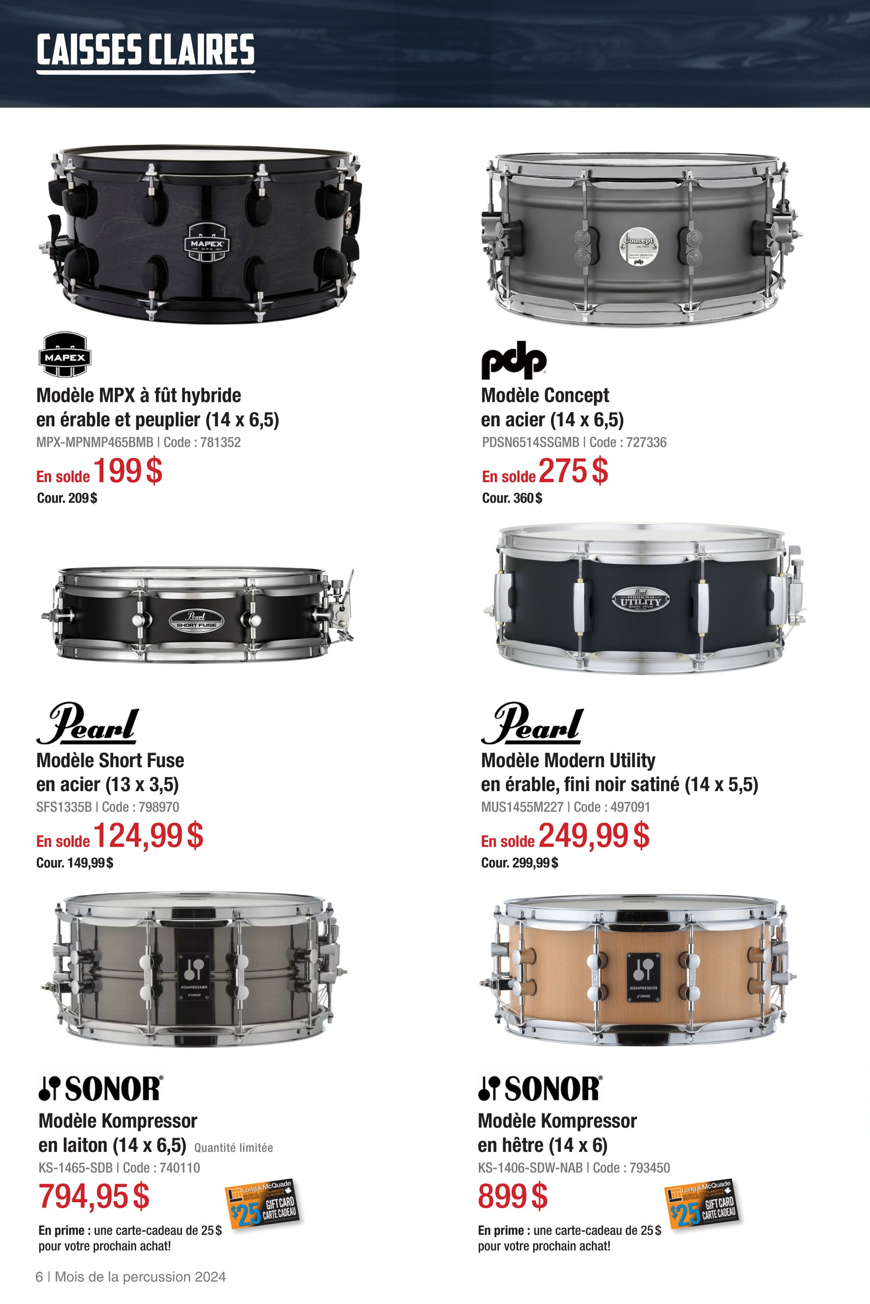 Circulaire Long & McQuade | Circulaire en ligne