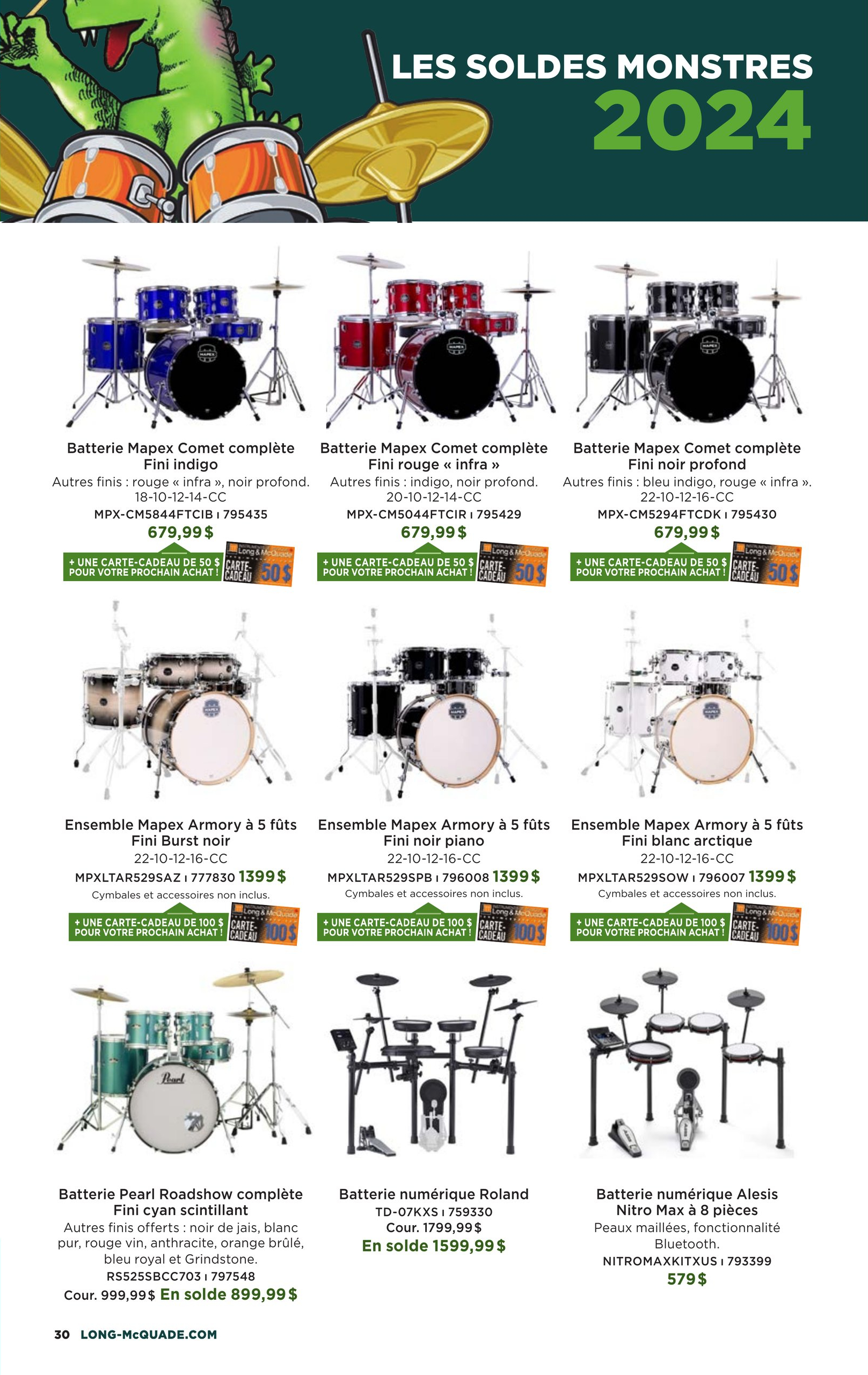 Circulaire Long & McQuade | Circulaire en ligne