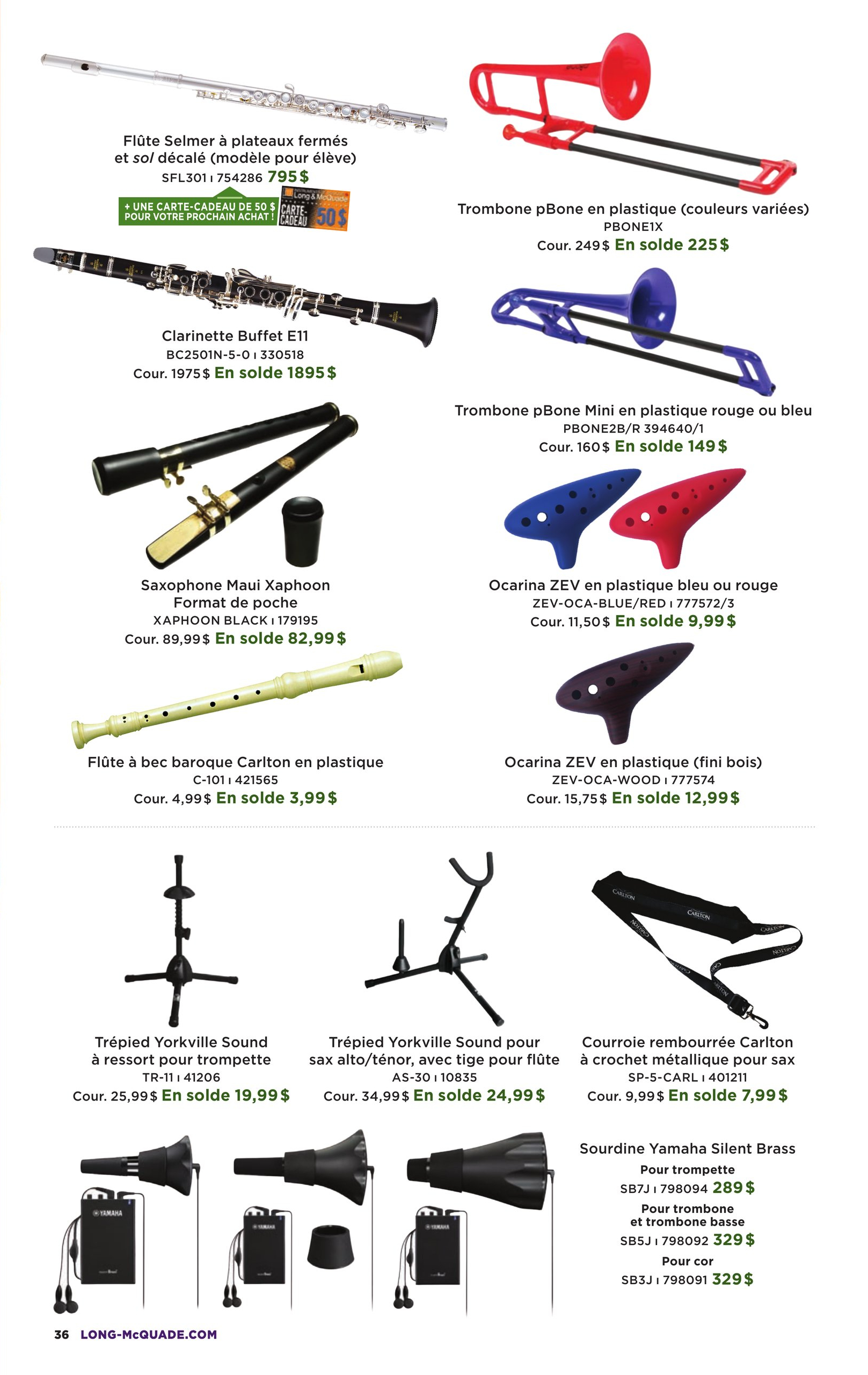 Circulaire Long & McQuade | Circulaire en ligne