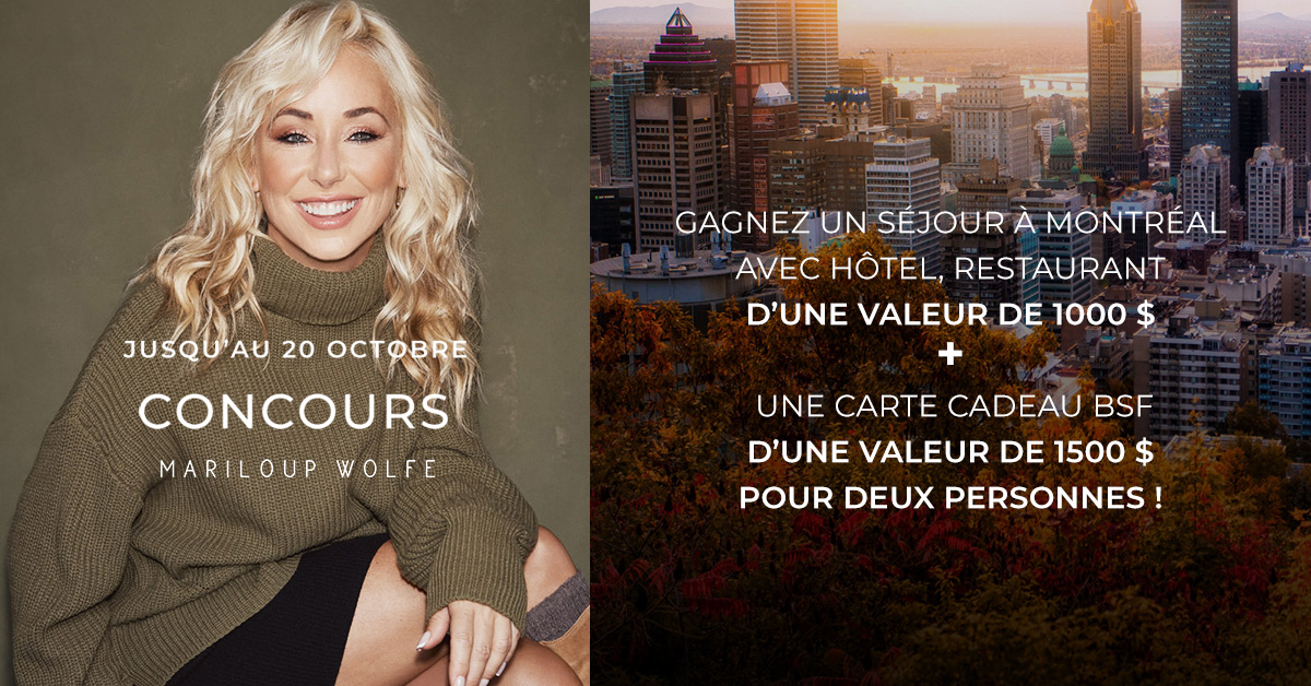 Concours Boutiques San Francisco - Montréal avec Mariloup!