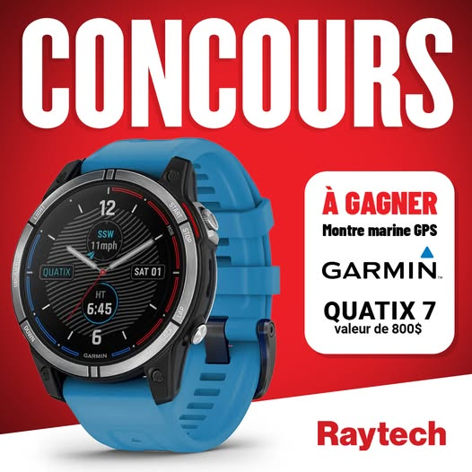 Concours Gagnez une montre marine GPS d'une valeur de 800$!