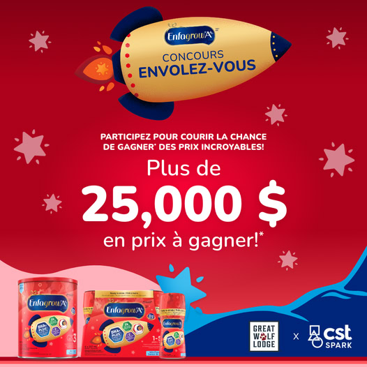 Concours ENVOLEZ-VOUS AVEC ENFAGROW !
