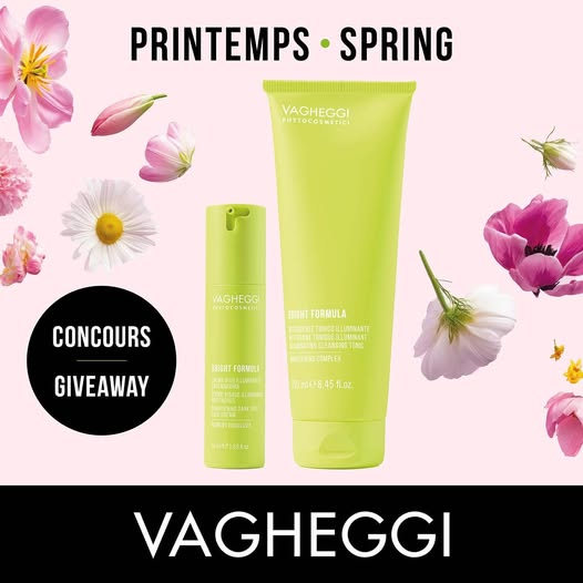 Concours Vagheggi Canada -  Gagnez le duo illuminant de la nouvelle ligne Bright Formula d’une valeur de 144$