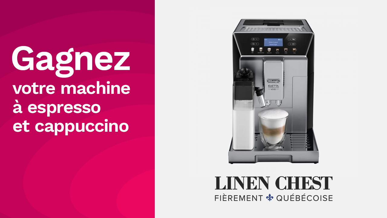 Concours Rythme FM 105,7 - Gagnez une machine à café d'une valeur de 2500$!