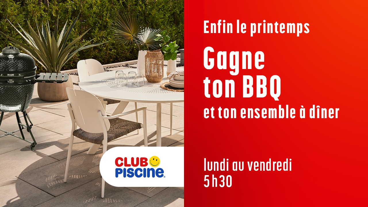 Concours CKOI 96,9 - Gagne ton BBQ et ton ensemble à diner !