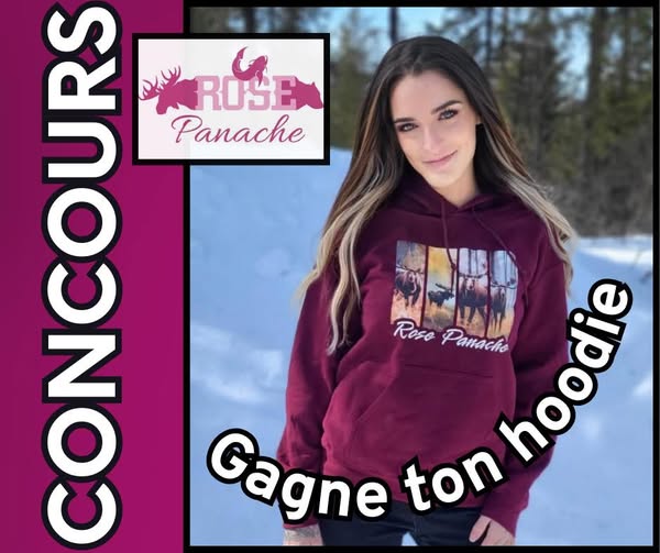Concours ROSE Panache - Un hoodie à gagner!