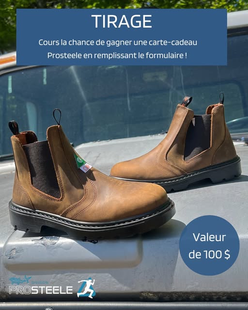 Concours Prosteele - Gagnez une carte cadeau de 100$!