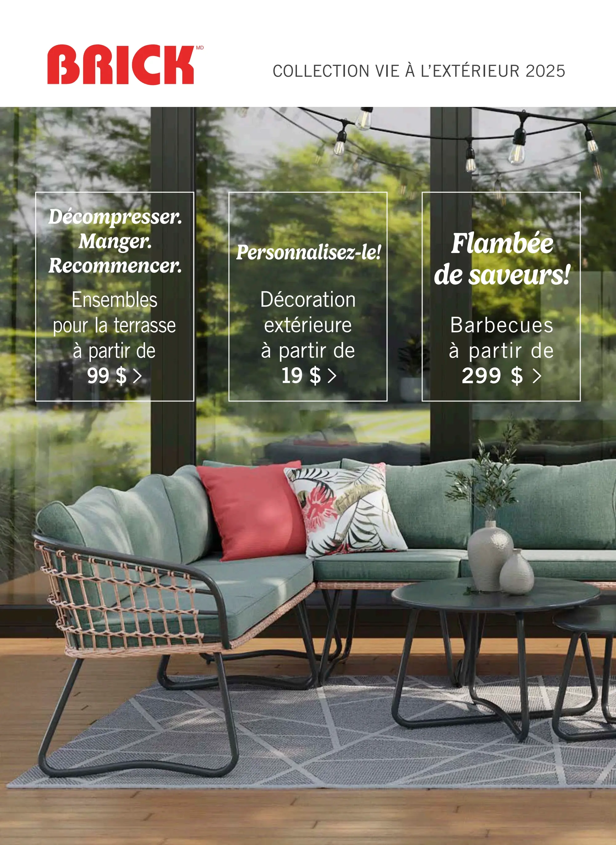 Circulaire Brick - Collection Vie à l'Extérieur 2025