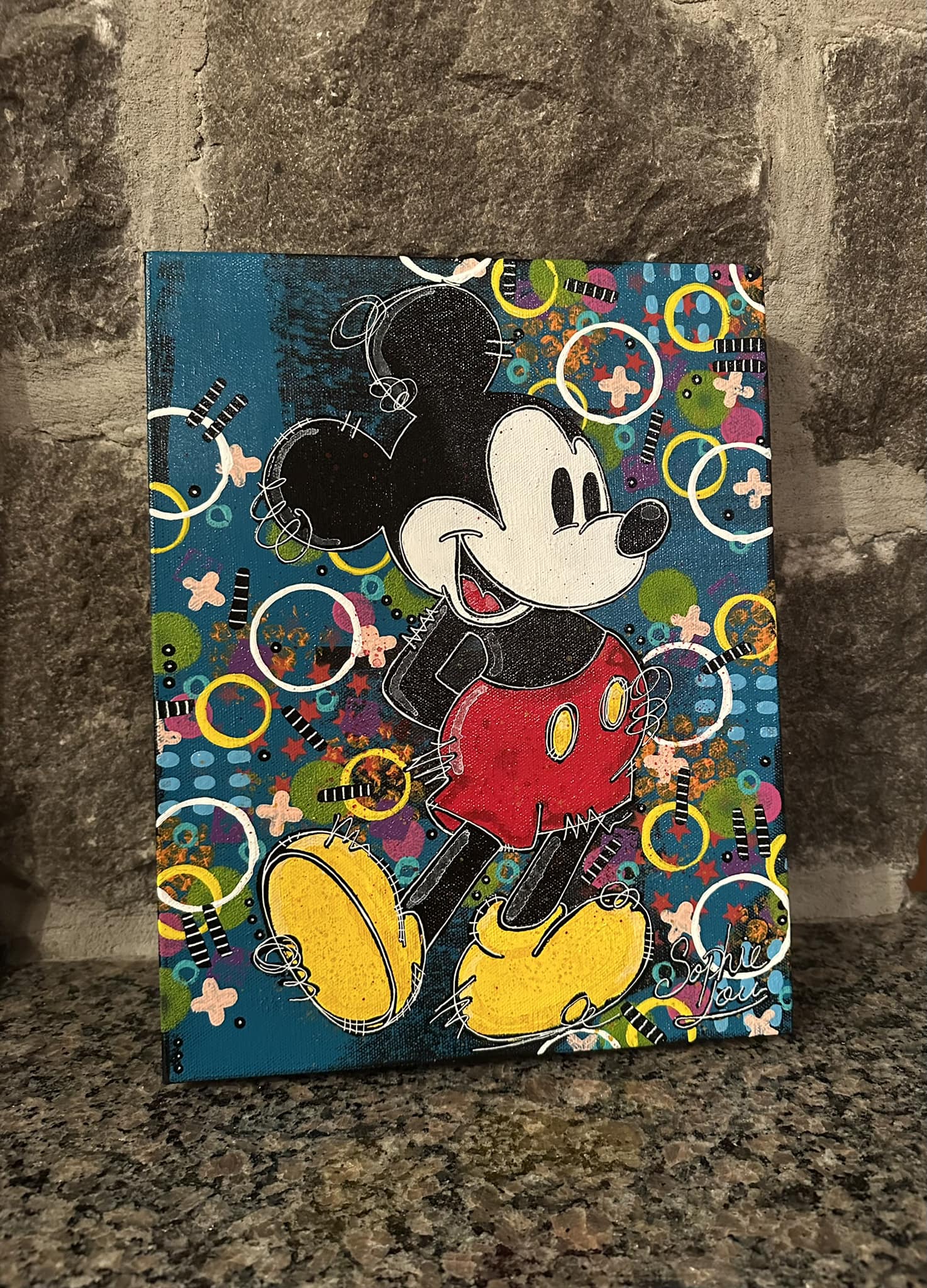 Concours Gagnez cette magnifique toile de Mickey