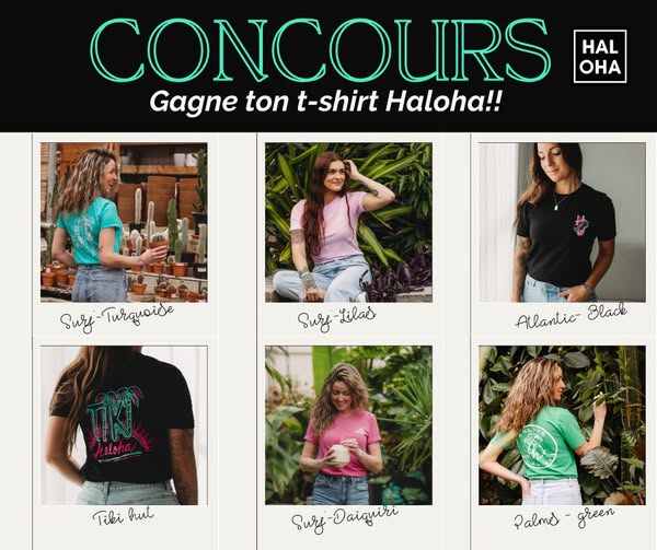 Concours Haloha clothing - Gagne ton t-shirt HALOHA!