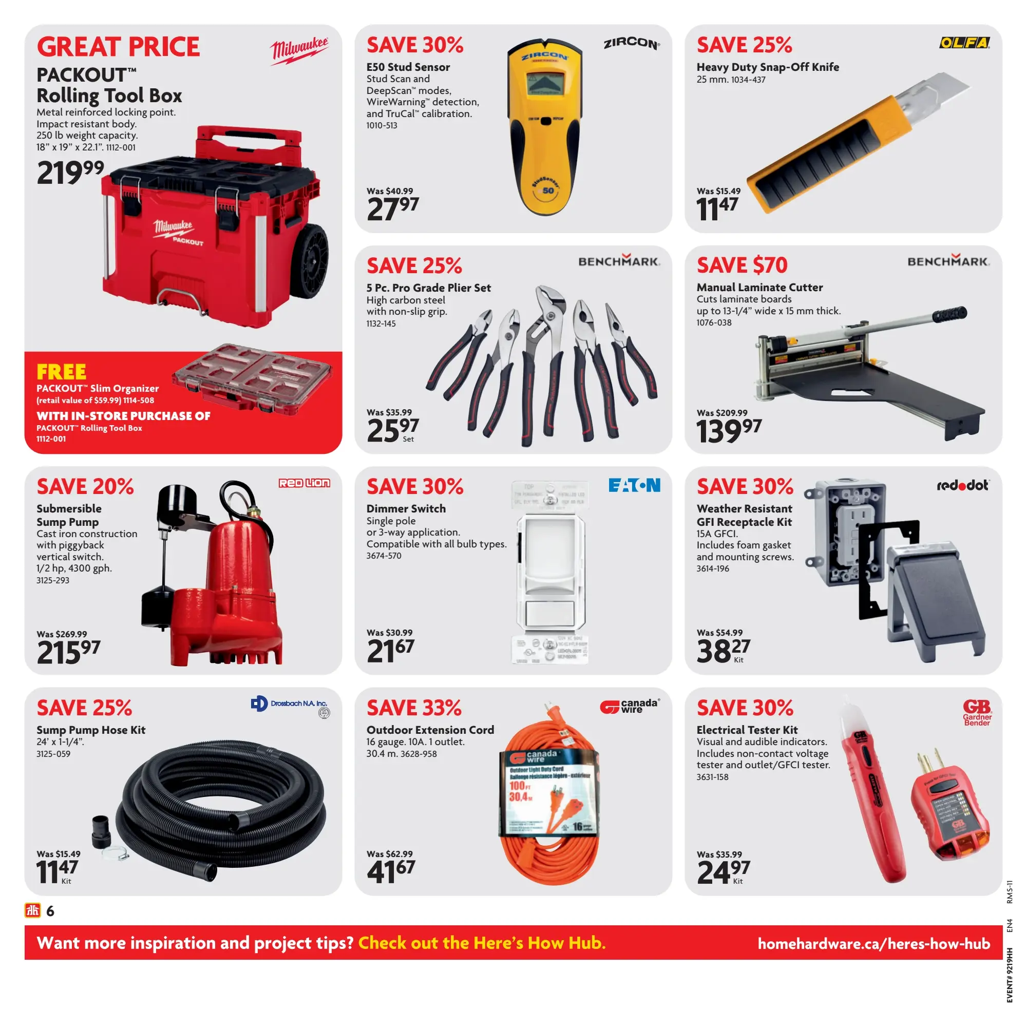 Circulaire Home Hardware
