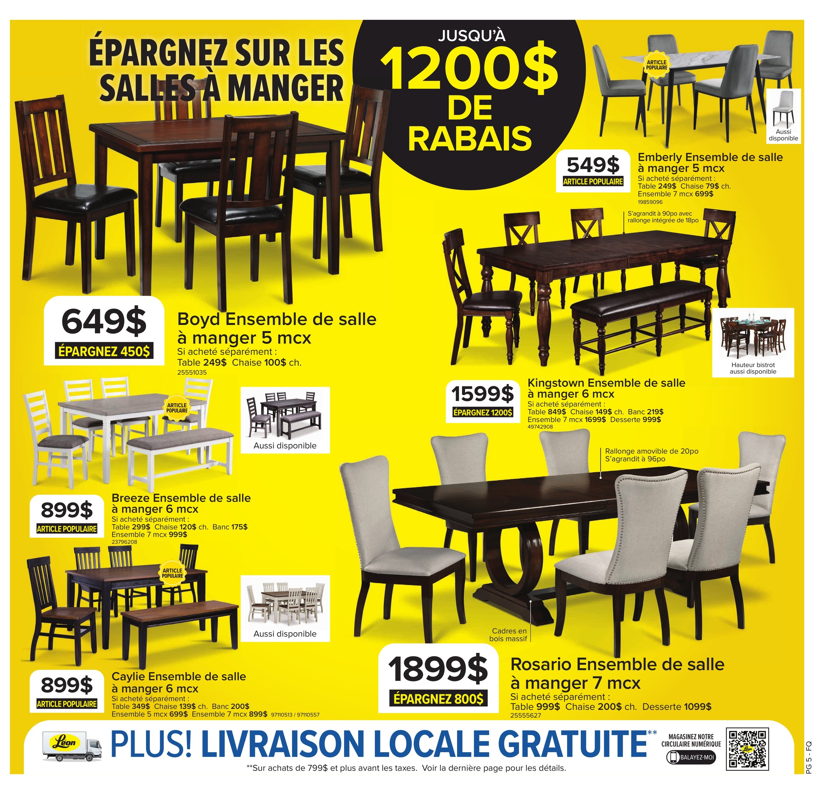 Circulaire Meubles Léon