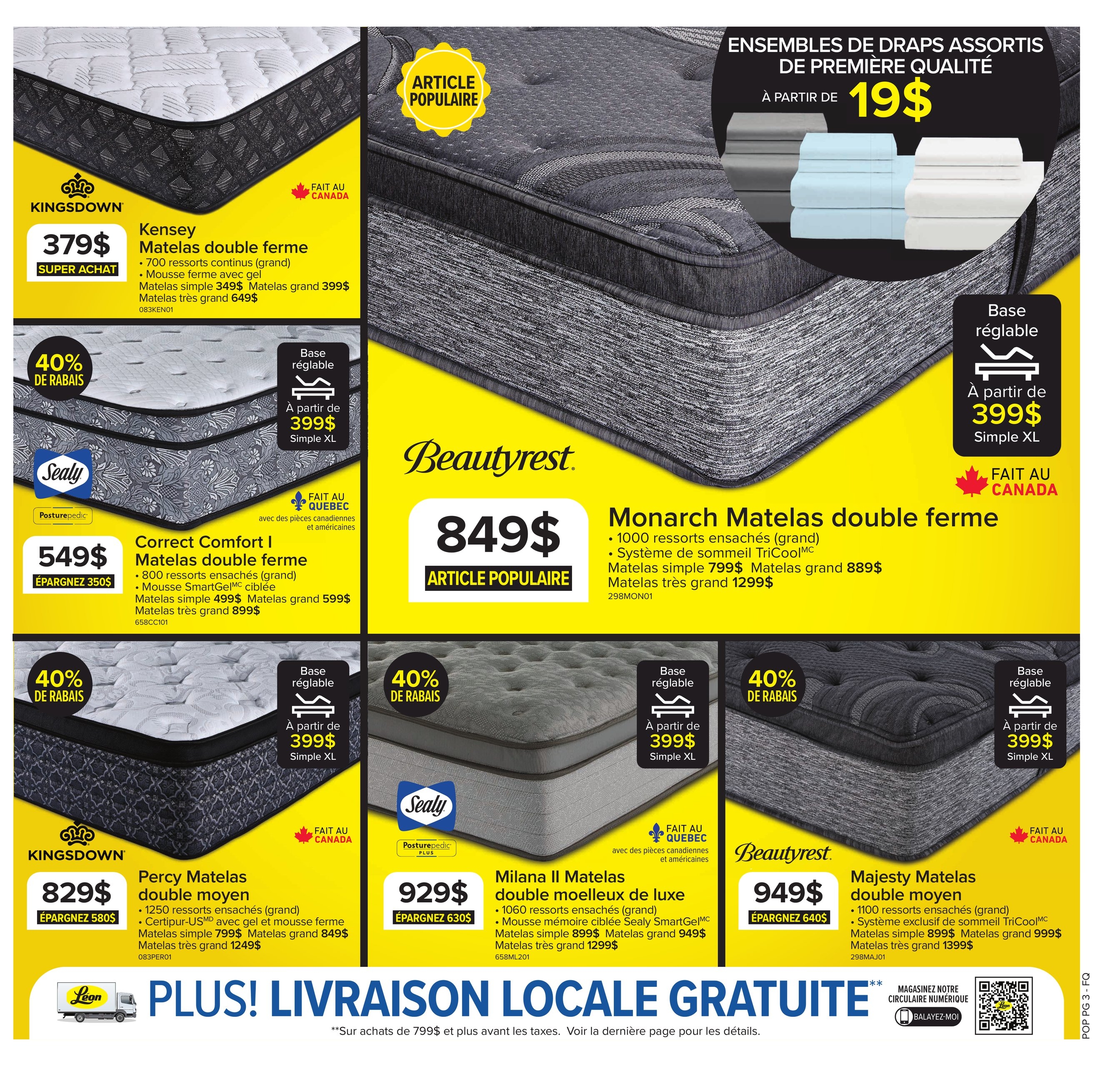 Circulaire Meubles Léon
