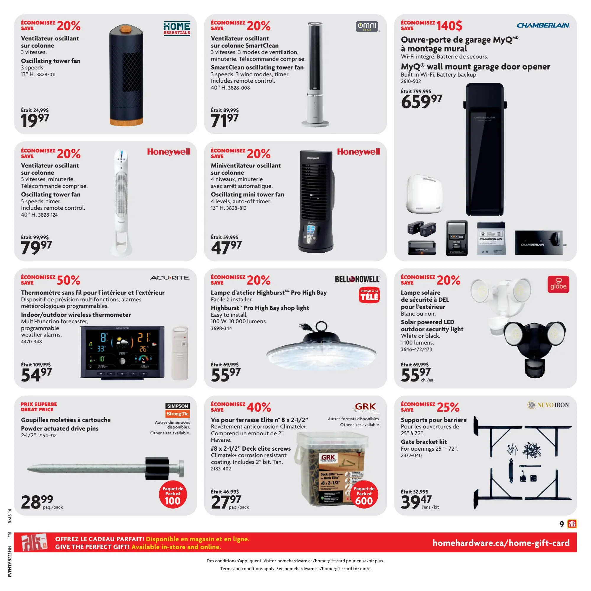 Circulaire Home Hardware