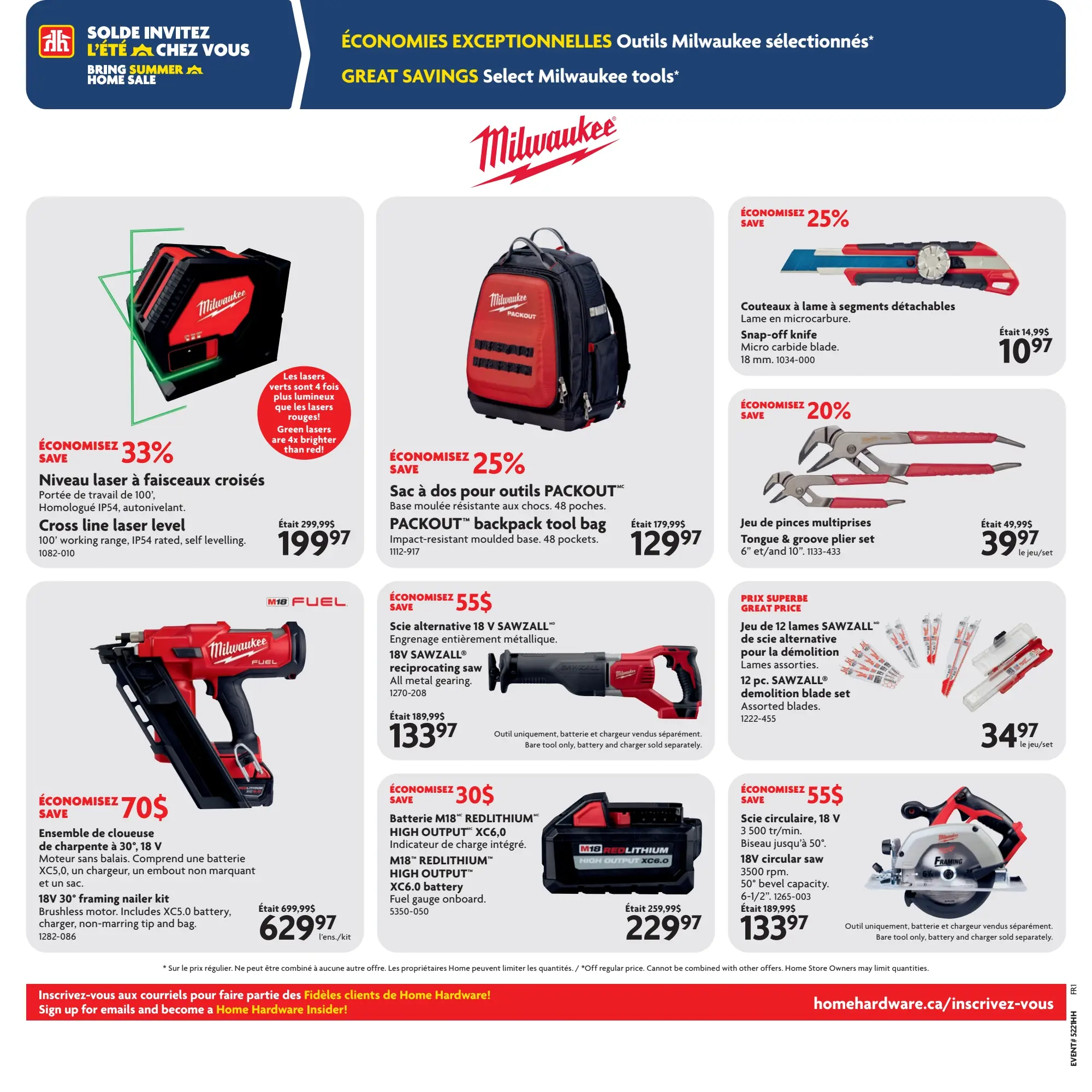 Circulaire Home Hardware