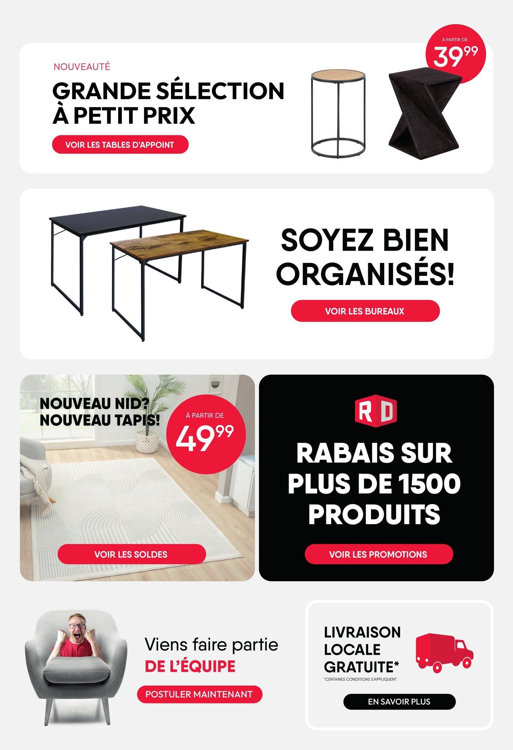 Circulaire Meubles RD