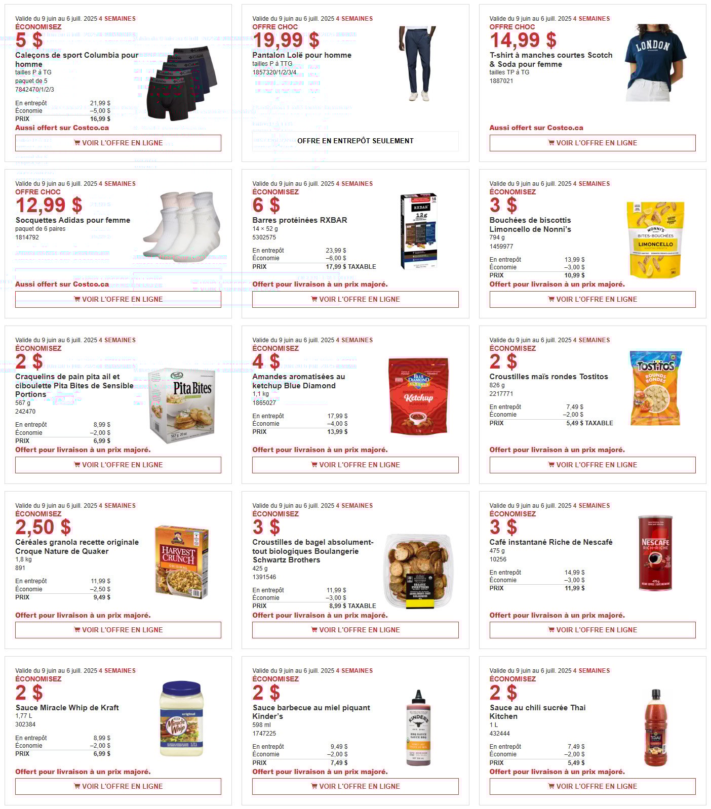 Rabais Costco