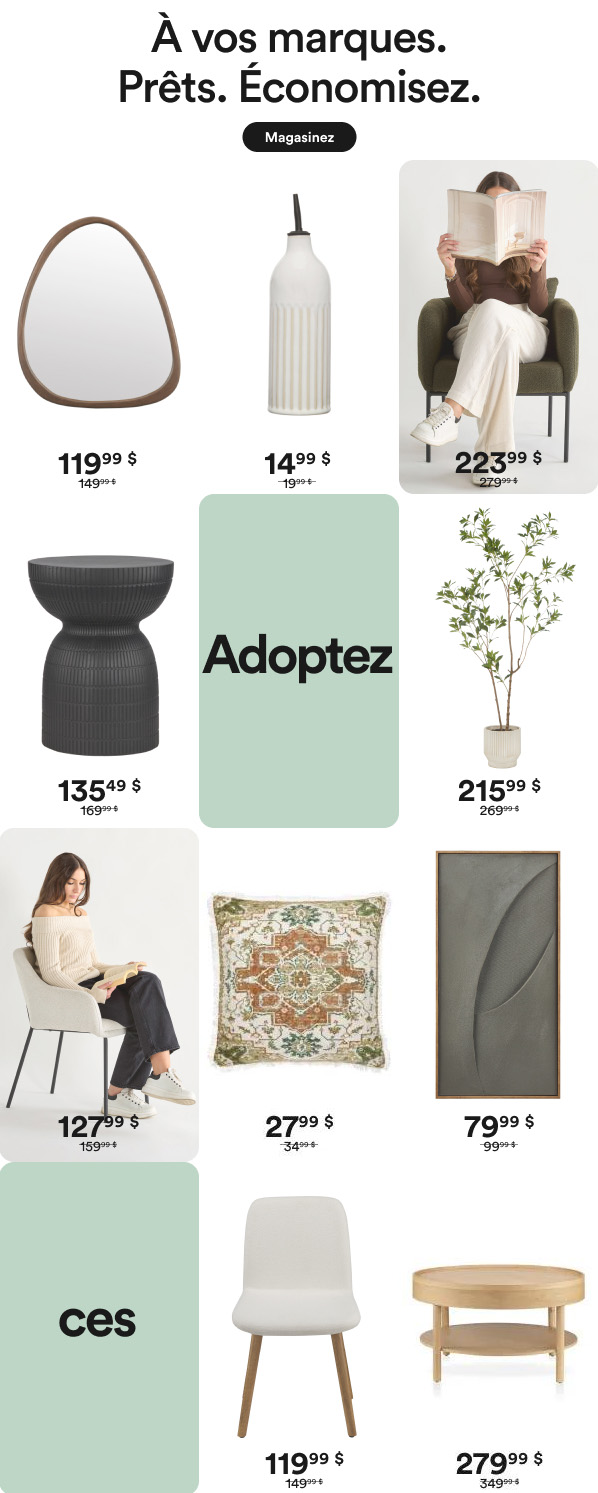 Vente du déménagement : - 20 % sur tout