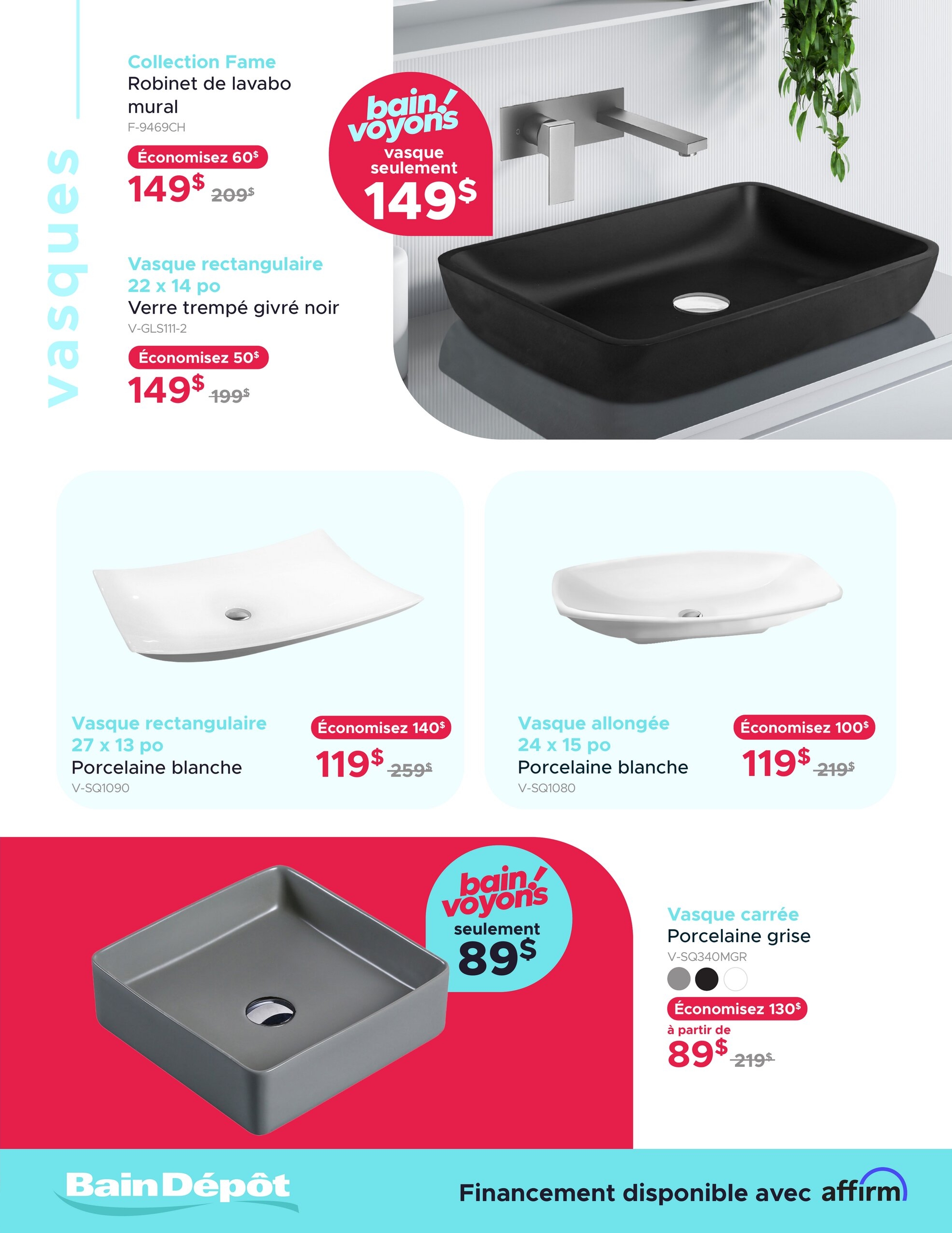 Circulaire Bain Dépôt