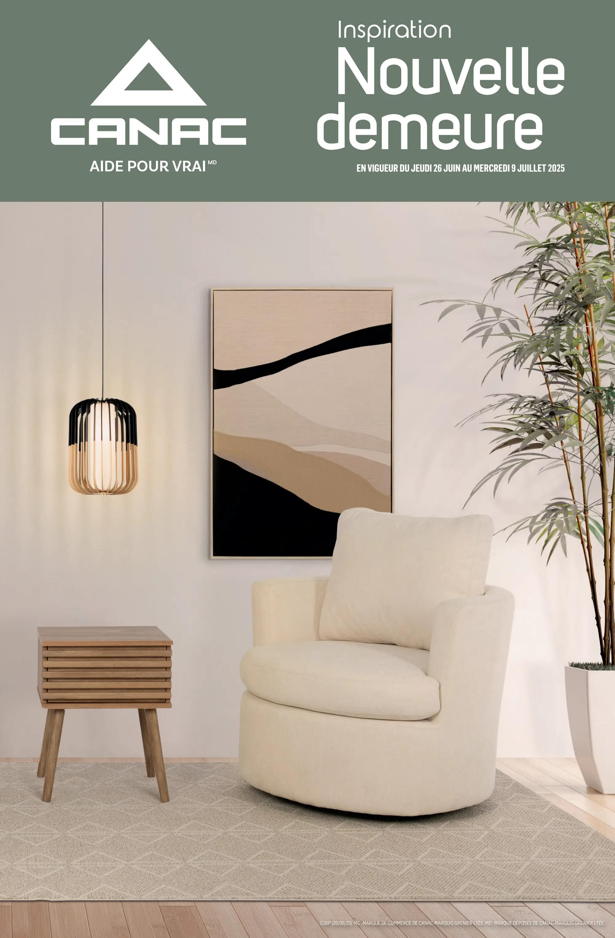 Circulaire Canac Inspiration nouvelle demeure