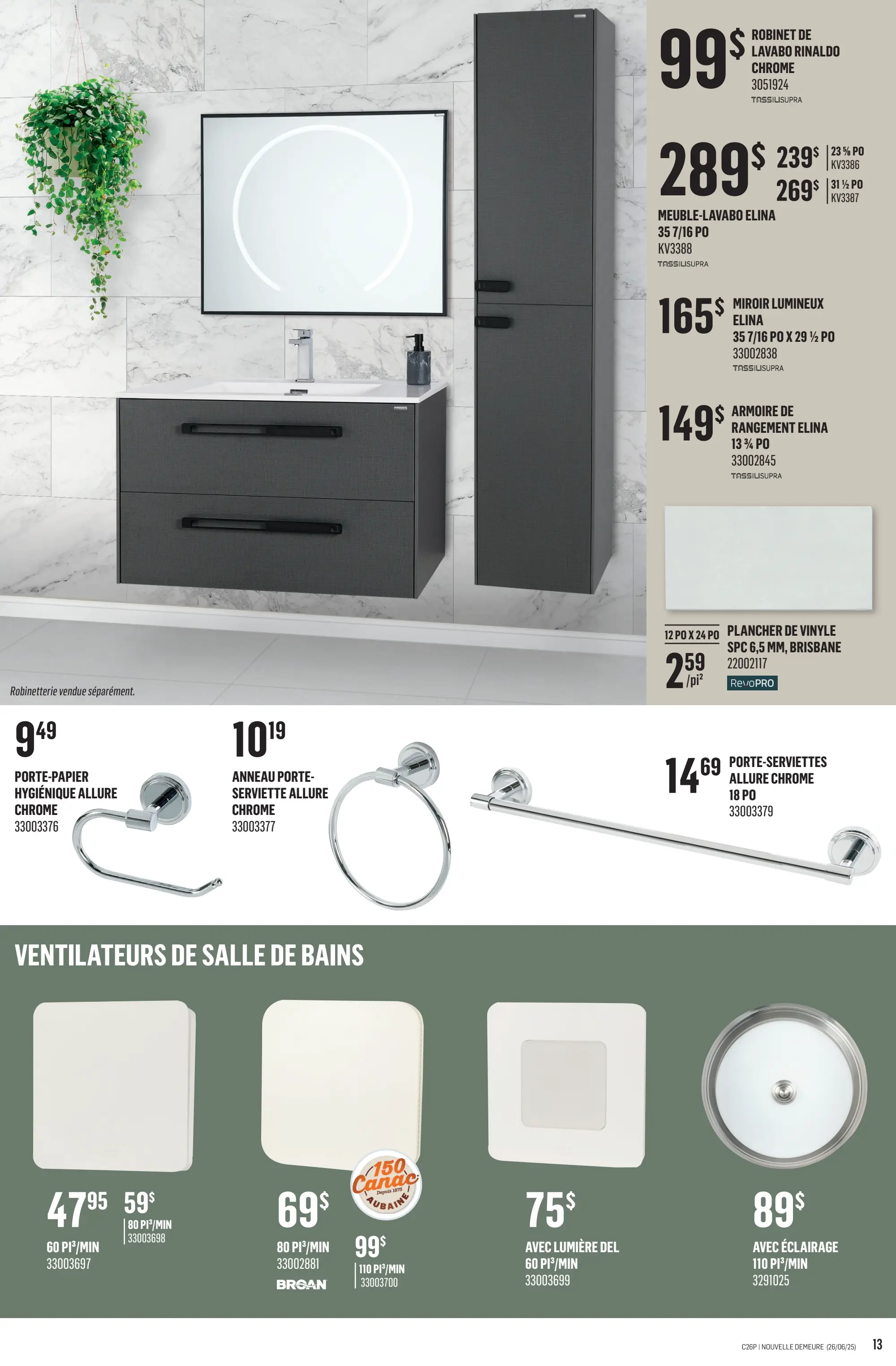 Circulaire Canac Inspiration nouvelle demeure